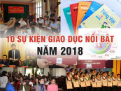 10 sự kiện giáo dục nổi bật năm 2018