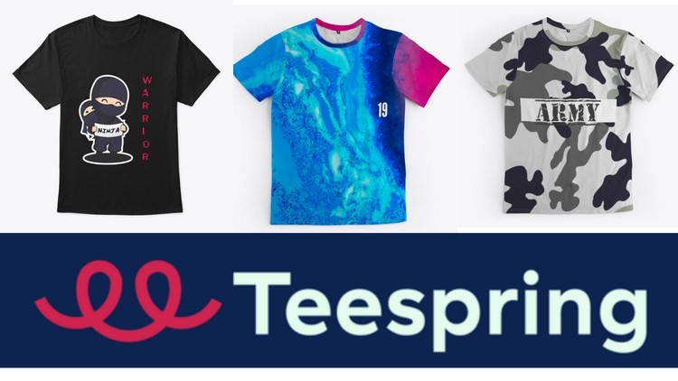 kiếm tiền trên Teespring, Shopify