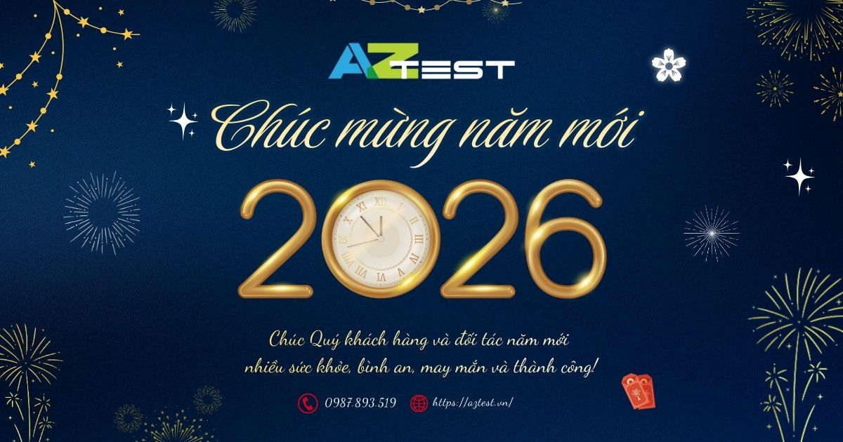 AZtest thông báo lịch làm việc Tết Dương lịch 2026